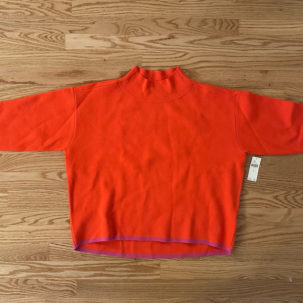 The Carys Mock-Neck Sweater by Maeve